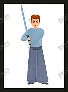 手绘忍者剑客 【酷图网】手绘忍者剑客,手绘忍者,手绘剑客,忍者,剑客