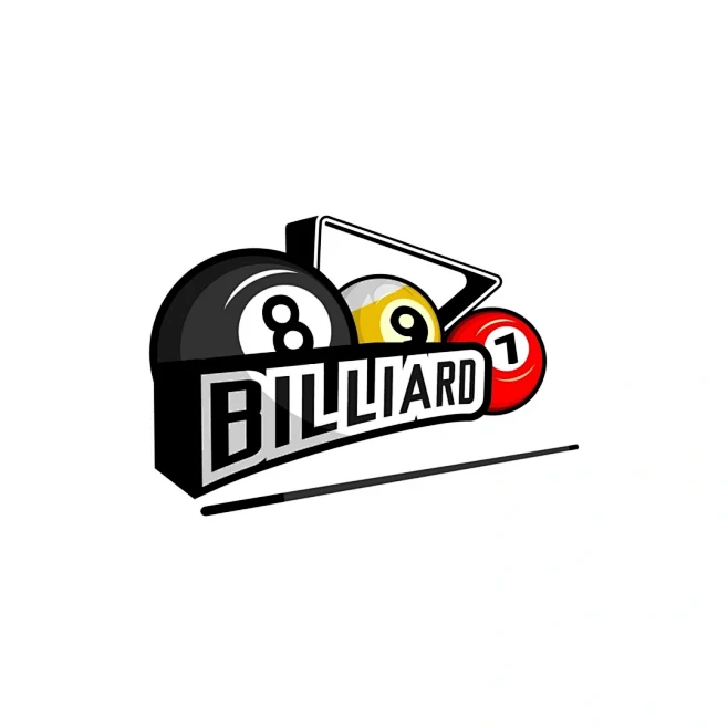 台球厅标志logo设计素材分享 - 小红书