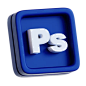 Adobe Photoshop  3D Icon
