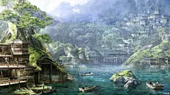 动漫大场景风景壁纸_囧图美图_着迷网Joyme.com