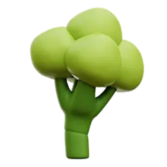Broccoli 3D Illustration