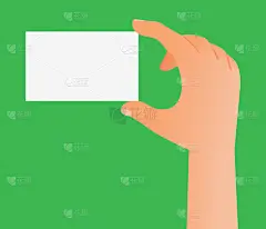 绘画插图,矢量,模板,分离着色,名片,绿色背景,手牵手,商务,部分,空的