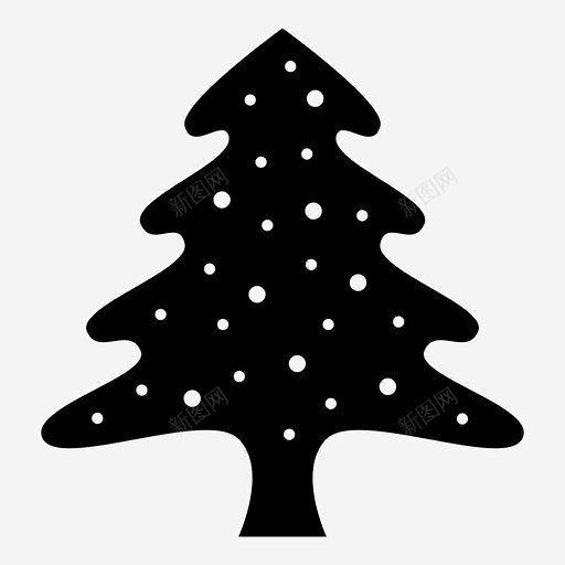 松树圣诞树常青树图标 页面网页 平面电商...