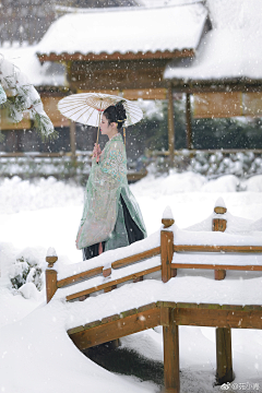 五酒酒采集到雪 场景