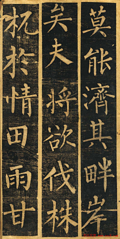 四水归堂采集到《柳公权玄秘塔碑铭》残本