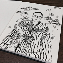 关山真的很懒采集到线稿