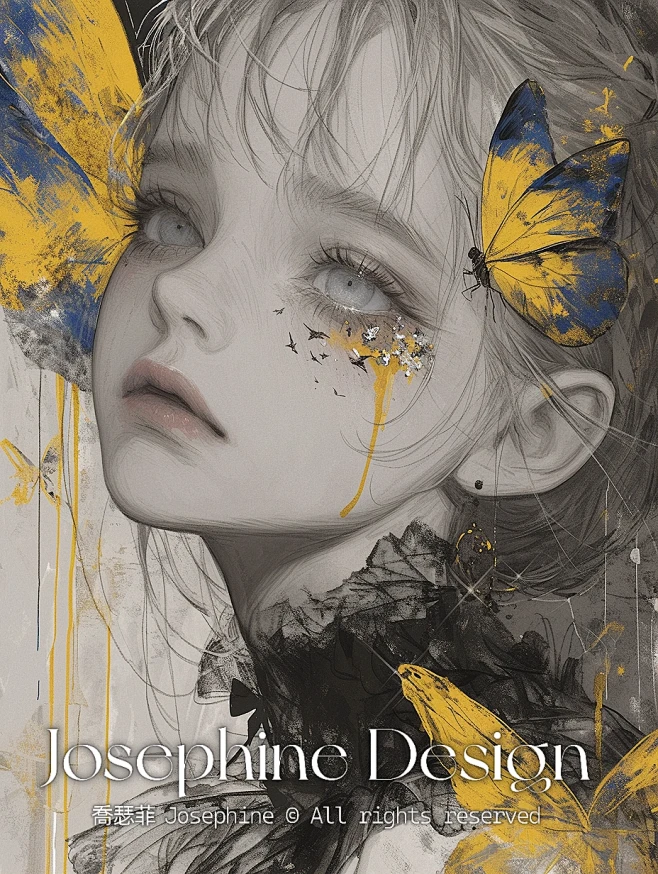 正向共振就不会浪费蝴蝶翅膀乔瑟菲Josephine Design83-花瓣网
