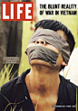 《生活》杂志。该杂志将一名被捕的越南士兵的照片用作封面，以此唤醒美国公众对越战的关注。