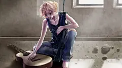 可爱动漫女孩音乐吉他梦高清壁纸