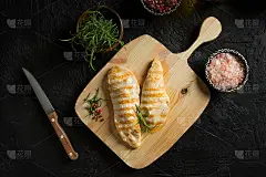 美味烤鸡脯肉