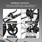 Amazon.com: AOSTIRMOTOR Fat Tire Ebike 750W 48V 13AH Bicicleta de montaña eléctrica con soporte y guardabarros, 26 ''4.0 pulgadas, bicicleta eléctrica para adultos.. : Deportes y Actividades al Aire Libre