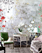 The de Gournay wallpaper is art in itself.: 