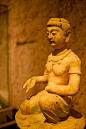上海世博会展品.彩塑供养菩萨像（唐代）.国家一级文物