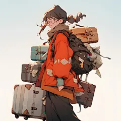 免费照片动漫人物旅行