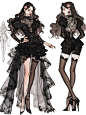 维多利亚 | 角色设计 | Lolita服设插画