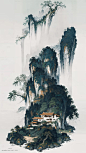 山水画卷98｜傲骨立为峰，柔情漫成林。_5_素语山水_来自小红书网页版