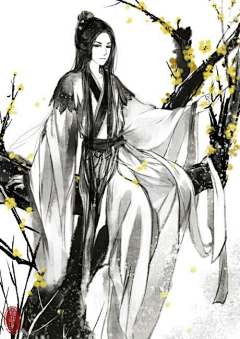 陌小妄Momo采集到古风古装美男上色版