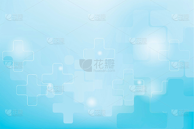 几何、正、六边形符号医学概念背景
