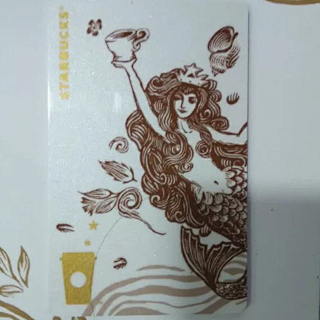 20元收藏空卡星巴克会员卡周年庆白色款美人鱼星享卡不含券淘宝网