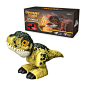 跨境热卖 Q版恐龙关节可动霸王龙侏罗纪世界仿真音效恐龙模型玩具