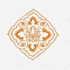 经典民族传统装饰图案纹路画