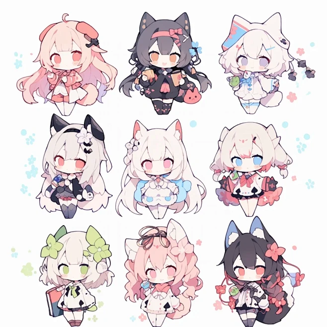 绘画素材｜qq人设_3_Kitrdyyy...