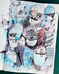 Blackbook pieces - sketches and studies. on Behance