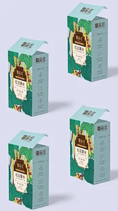 花茶系列：原叶袋泡茶，茶叶外包装