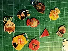 满额包邮 热缩片已打磨橡皮章专用DIY手绘A4手机链饰品定制材料-淘宝网