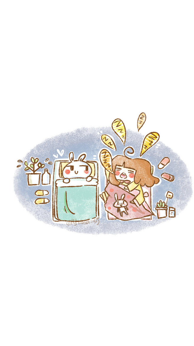 「卡通手机壁纸。少女原宿。插画设计。高清...