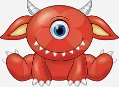 可爱魔鬼小怪兽插画ai免抠素材_新图网 https://ixintu.com 小怪兽插画 魔鬼设计 插画 可爱 怪物 卡通