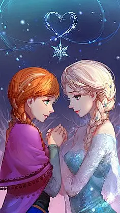 冰雪奇缘 手绘 插画 美人 人物 小说 现代…