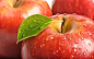 新鲜红苹果图高清摄影图片