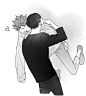 #排球少年# #影日# (●´艸`)霸道总裁影山的小猫咪！！[twi:kurolah]