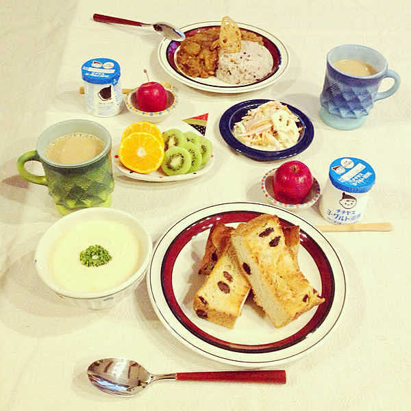 2012.11.27. #早餐# 葡萄面...