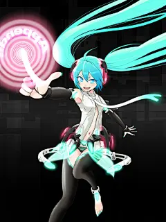 初音未来动漫图片素材高清壁纸漫画资源美术设计参考资料CG合集