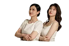 母女半身照母亲节母女亲情人物免抠元素