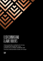 Industrial wedding invitation in copper and black.: 