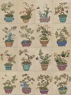 藏不住的诗意与风雅｜中式盆景100幅（四） - 小红书