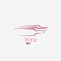 矢量元素红酒logo
