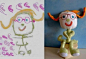 天马行空儿童涂鸦变身个性玩偶