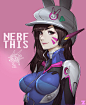 Overwatch,Blizzard,Blizzard Entertainment,фэндомы,D.Va,ZeroNis,Paul Kwon,artist