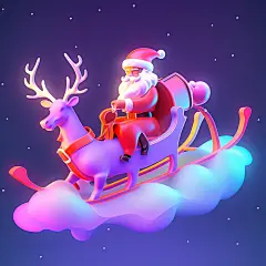 卡通3d立体圣诞老人素材图片