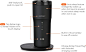 Amazon.com: Ember Stainless Steel Temperature Control Travel Mug 2, 12 Oz, App-Controlled Heated Coffee Mug with 3-Hour Battery Life and Improved Design, Black : Home & Kitchen