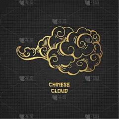 风,云,分离着色,黄金,华丽的,卷着的,华贵,吹
