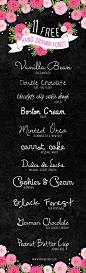 11 Free Hand Drawn Fonts | Angie Sandy Design + Illustration #fonts