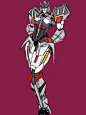 Safebooru - 1girl armor breasts decepticon hands on own hips helmet highres humanoid robot large breasts looking at viewer megaempress pakutama777 red eyes robot robot girl shoulder armor solo thick thighs thighs transformers | 4669140