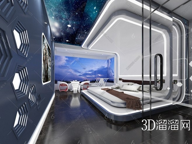 【客房3D模型下载】-客房3D模型素材下...