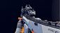 PDLR5 LOTUS Projection Rifle - Oceanic, Alex Senechal : Designed by the manufacturer "Protia" - each weapon manufactured is designed around the idea of a flower, where the muzzle flash creates the petals, best seen from the side and back. This w