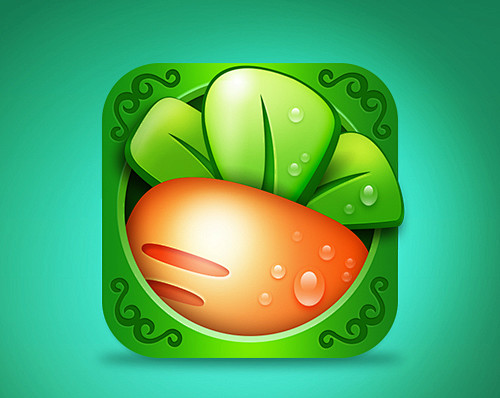 保卫萝卜图标ui